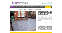 Desktop Screenshot of moderndriveways.co.uk