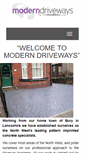 Mobile Screenshot of moderndriveways.co.uk